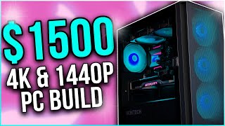 BEST 1500 Gaming PC Build in 2024  4K amp 1440p Ultra  🔥 [upl. by Enelloc511]