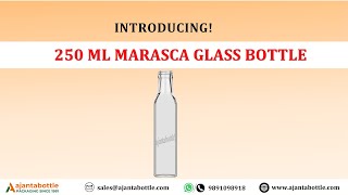 quot250 ML MARASCA GLASS BOTTLEquot FOR  OIL [upl. by Ku]