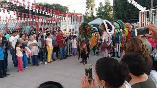 Danza de Apaches de la Santa Cruz Valtierrila 2019 [upl. by Ymmac]