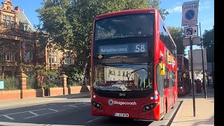 58 Departing NEWHAM Town Hall [upl. by Annekahs]