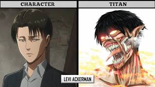 WHEN AOT CHARACTERS TURN INTO TITAN SEASON 4SPOILER [upl. by Ahsima]