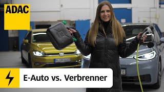 Elektroauto oder Verbrenner Ein Vergleich  Unter Strom – Einfach Elektromobilität  19  ADAC [upl. by Tnomed]