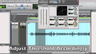 Pro Tools Basics Plugins Compression How To Compress Track Compress Audio [upl. by Ahsimik]