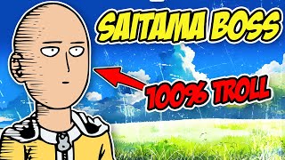 SAITAMA IS A TROLL  ONE PUNCH MAN DESTINY  HOW TO KILL SAITAMA BOSS  Roblox [upl. by Ierbua]