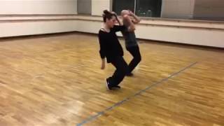 Jive choreography phrasing with flicks and kicks [upl. by Herates]