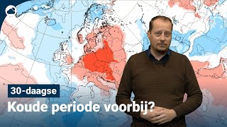 30 daagse weersverwachting Koude periode voorbij [upl. by Eilyac947]