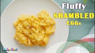 Fluffy Scrambled Eggs  How to Cook Perfect Fluffy Scrambled Eggs Scrambled Eggs for Kids [upl. by Jany]