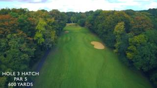 The Manor House an Exclusive Golf Club Golf Course Hole 3  Hatch [upl. by Goar]