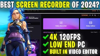 THE Best Screen Recorder in 2024  4K 120FPS  Wondershare DemoCreator [upl. by Ellives438]