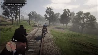 Red Dead Redemption 2 Robbers Blow Off Their Ambush When Dutch Joins Arthur [upl. by Adnawak]