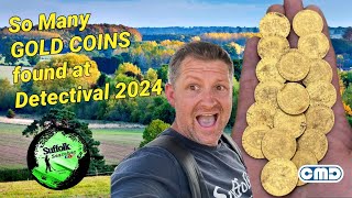 E061  UNBELIEVABLE Gold Coins Found at Detectival 2024  Metal Detecting Uk gold treasure [upl. by Serle]