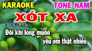 Karaoke Xót Xa Tone Nam Nhạc Sống Beat Hay Nhất  Kho Nhạc Karaoke [upl. by Aigil]