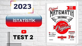 İSTATİSTİK TEST 22023 TYT MATEMATİK SORU BANKASIÜMİT ERorjinaltytmatematik2023 [upl. by Leena229]