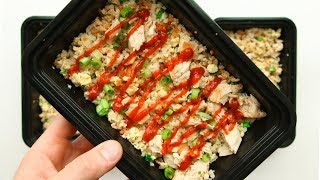 How To Meal Prep Chicken Fried Rice For The Week Low Carb Recipe [upl. by Ardeid]