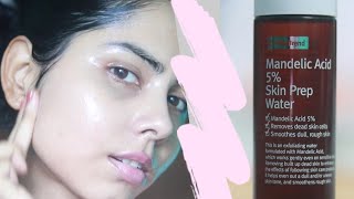 BY WISHTREND Mandelic Acid 5 Skin Prep Water Review  Chemical Exfoliation  AHA TONER [upl. by Akciret]