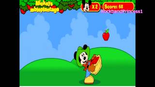 Mickey Mouse Counting Apples Game [upl. by Lamrej]