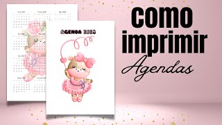 COMO IMPRIMIR AGENDAS [upl. by Broeder]