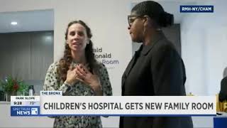 Montefiore Einstein Hospital Family Room Opening on NY1 [upl. by Quenby]