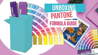 Unboxing Pantone Formula Guide 2020  Solid Color Chart  Contents of Pantone Graphics Shade Card [upl. by Katha588]