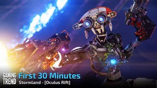 Stormland  First 30 Minutes  PC  Oculus Rift Gaming Trend [upl. by Hodess713]