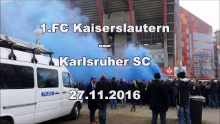 1FC Kaiserslautern  Karlsruher SC 2016 [upl. by Dlonyer918]