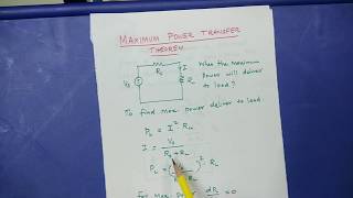 Maximum Power Transfer Theorem in Tamil [upl. by Mychael]