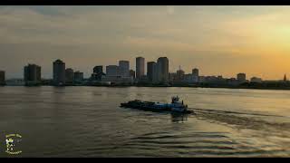 Tugging along the Mighty Mississippi River 4K [upl. by Colby]