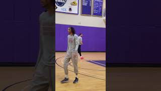 Cavs twoway players compete in King of the Court at Emerson College after practice [upl. by Ledairam]