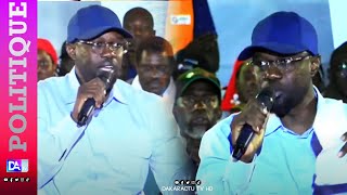 INTEGRALITE DISCOURS DU PR OUSMANE SONKO A GUEDIAWAYE EN WOLOF [upl. by Sofko]