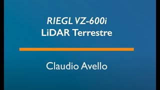 VZ600i Ultima Tecnologia LiDAR terrestre de RIEGL A Spanish Presentation By Claudio April 2023 [upl. by Vanderhoek]