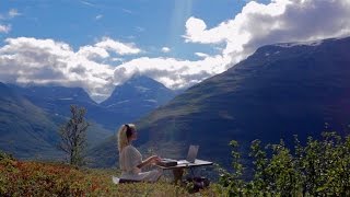 Composing Music for Viking movie in the Norwegian Mountains [upl. by Ikila103]