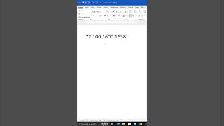 Maximum Font Size in MS Word laptop computer windows viral reels shorts [upl. by Aicinat]