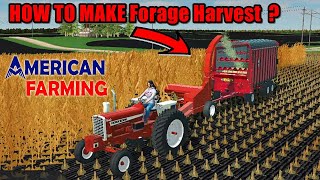 Forage Harvest  Feed Silos American Farming TIMELAPSE GAMEPLAY [upl. by Elita]