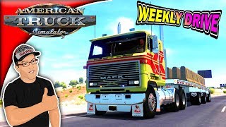 American Truck Simulator Mods MACK MH613 Ultraliner Weekly Drive [upl. by Naibaf]