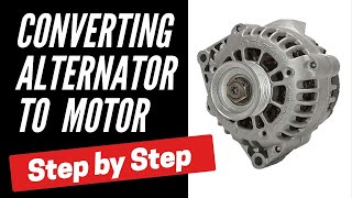 Convert Alternator to Brushless Motor [upl. by Grantham]