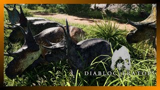 Trying Diabloceratops in Evrima finally UPDATE came out  The Isle evrima Diablo 1 [upl. by Yelahc]