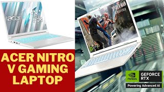 Acer Nitro V Gaming Laptop  AMD Ryzen  NVIDIA GeForce RTX 4050  gaming accessories  video games [upl. by Pamela640]