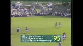 Bootless Jason Sherlock Goal v Laois 1995 Leinster SFC [upl. by Emmanuel]