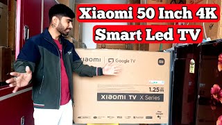 Xiaomi 50 Inch 4K TV 🔥  Xiaomi 50 Inch Smart Led TV 🥰  Unboxing amp Review 😍 xiaomi led ledtv [upl. by Dannye]