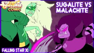 Sugalite Vs Malachite  Steven Universe Comic Español [upl. by Fital325]