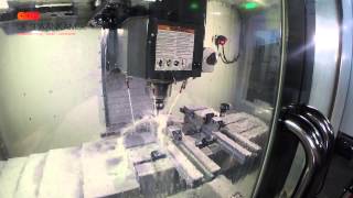 Haas VF2SS First parts after installation and instruction [upl. by Taber]