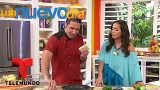 Tip de cocina aprende a preparar chips de fideos con sal y limón  Un Nuevo Día  Telemundo [upl. by Eskil]