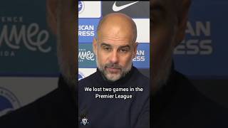 THIS HAS TO CHANGE Pep Guardiola On Man City Loss vs Brighton pepguardiola [upl. by Onitnatsnoc]