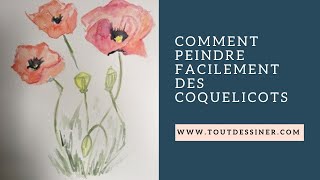 🎨🌹 Peindre des Coquelicots Éclatants à lAquarelle  Tutoriel Pas à Pas  🖌️🌿quot [upl. by Letnuhs]