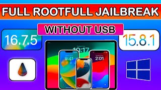 Full Rootfull Jailbreak on iOS 16771582 Install PaleRa1n Jailbreak Windows Without USB WinRa1n [upl. by Blatt]