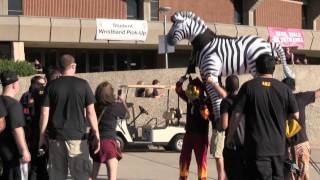 Sun Devil fans quotBlackoutquot their Sun Devil swag [upl. by Igenia]