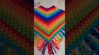 crochet women poncho making dress viralshort poncho viralvideo viral [upl. by Aubert]