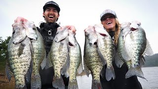 2 HOURS of SPRING CRAPPIE Catch and Cooks BIG SLABS [upl. by Nevins]