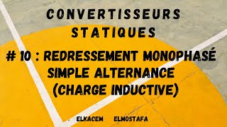 Redressement simple alternance non commandé charge inductive [upl. by Annas]