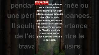 Lhomme travaille une année pour samuser une journée Proverbe D’Amérique Latine shorts [upl. by Sissy]